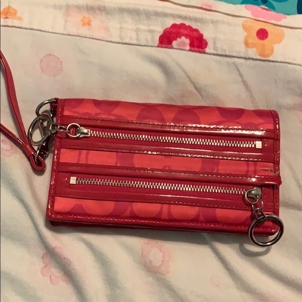Coach wristlet